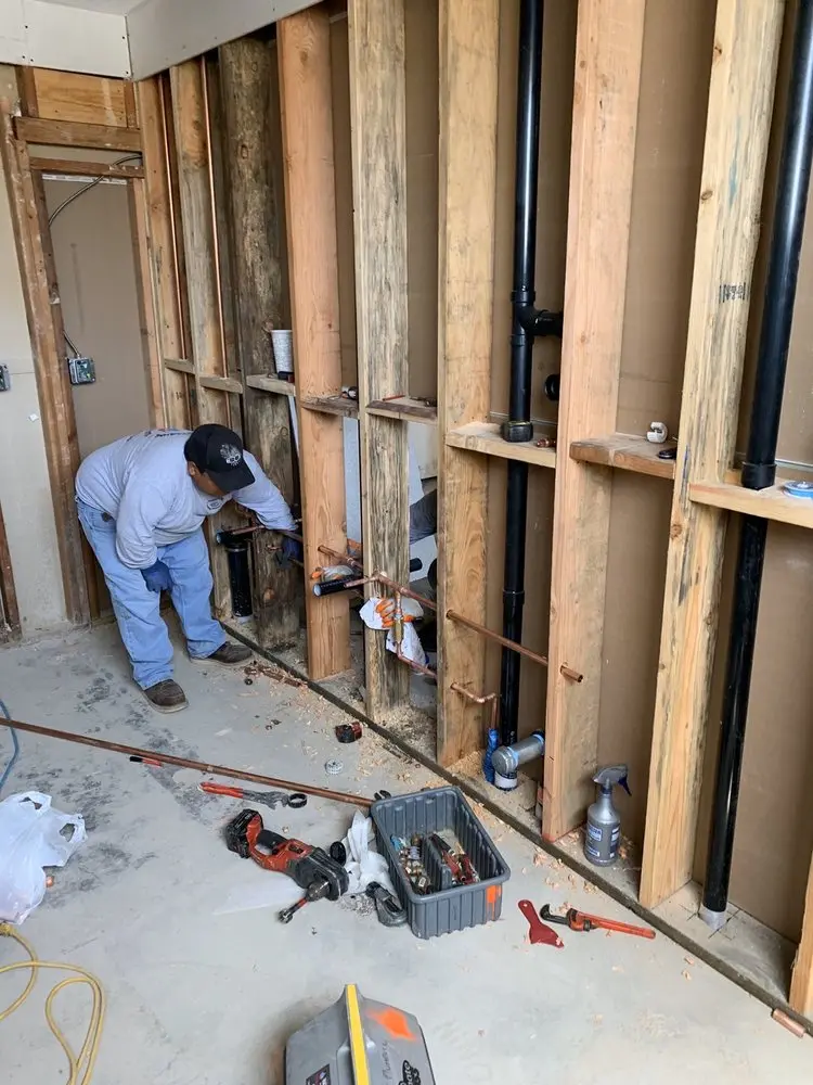 Commercial rough-in plumbing for Commercial Plumbing in Red Oak